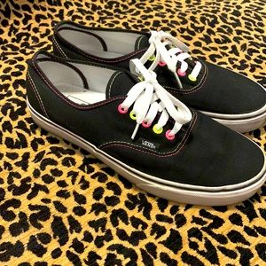 Black Lace Up Vans